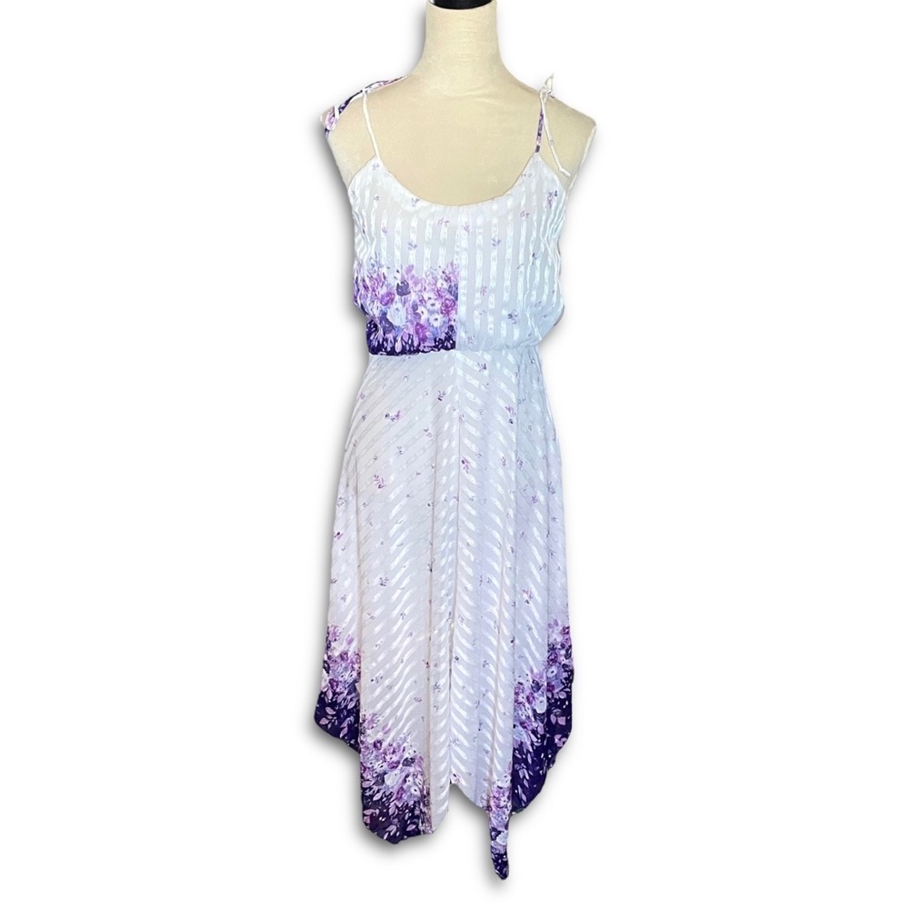 Vintage Diamonds Run by Wayne Diamond Floral Midi Sundress
